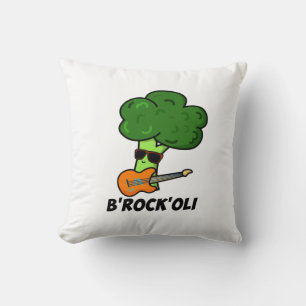 B-Sten-Oli Funny Rocker Broccoli Pun Kudde