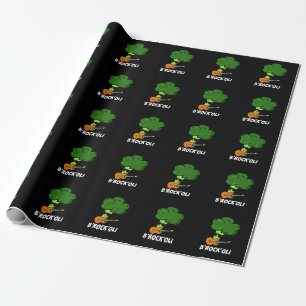 B-Sten-Oli Funny Rocker Broccoli Pun Mörk BG Presentpapper
