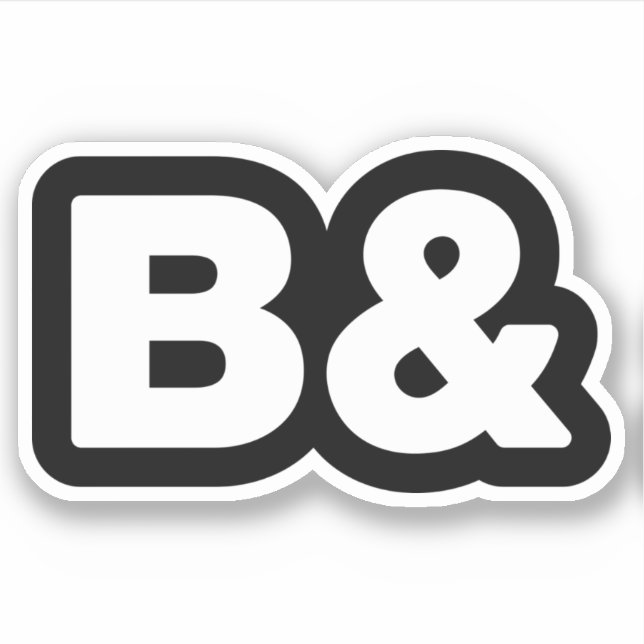 B& STICKER KLISTERMÄRKEN (Framsida)