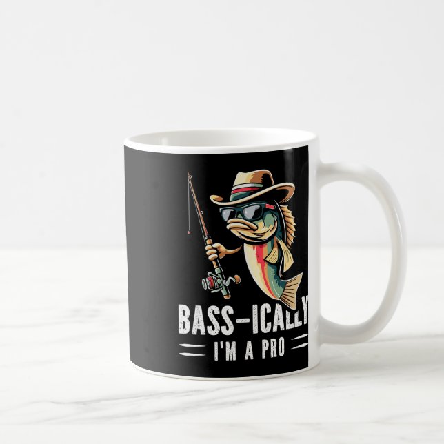 B-stiligt nog är jag en pro-funny Fiske efter Älsk Kaffemugg (Höger)