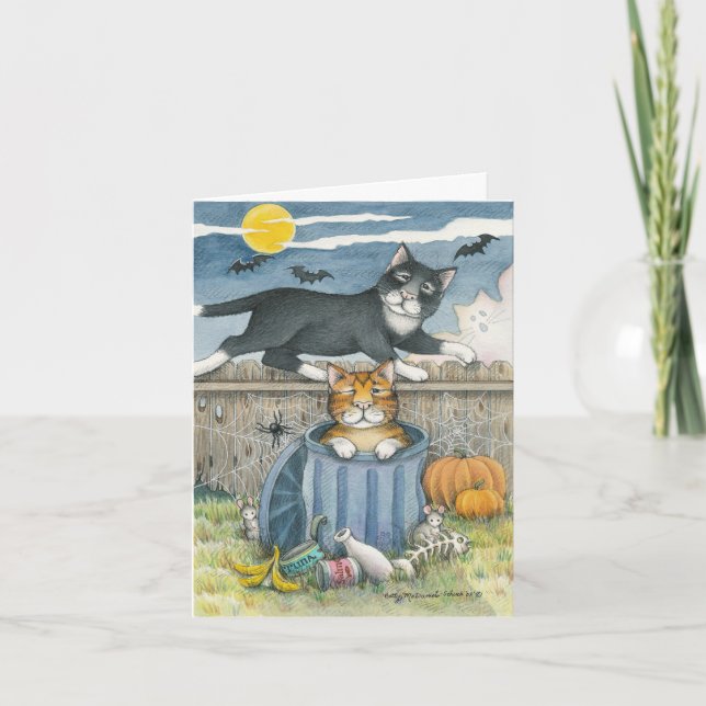 B & T #33 Halloween Note Kort (Framsida)