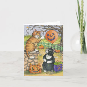 B & T #34 Halloween noterar Kort