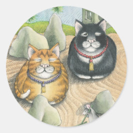 B & T #45 Meditationsspärrar Runt Klistermärke