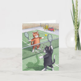 B & T #56 Tennis Birthday Note Kort