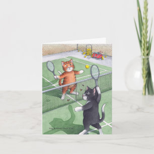 B & T #56 Tennis Birthday Note Kort