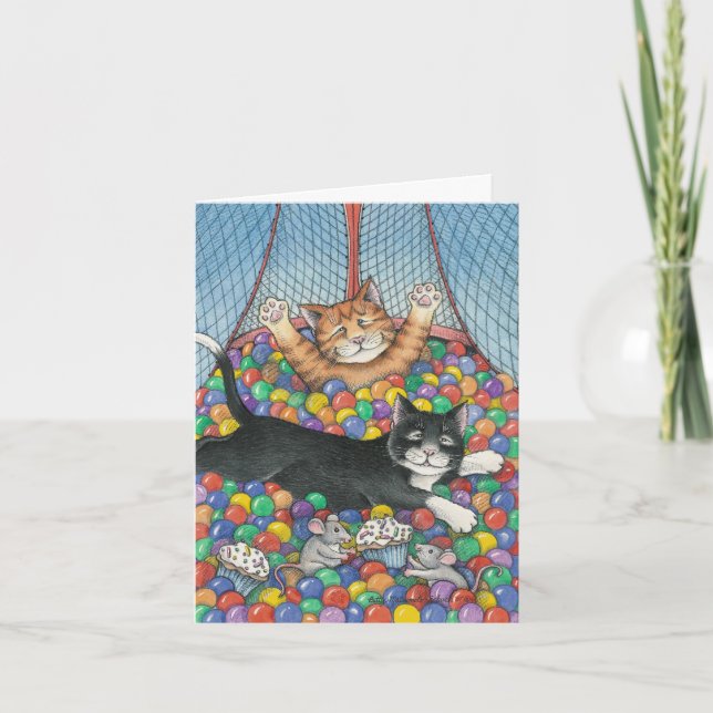 B & T #8, födelsedag Kort (Framsida)