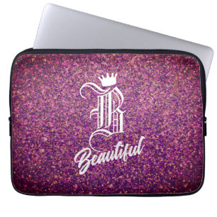 B Vacker Rosa Laptop sleeve
