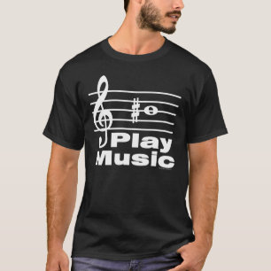 B Vass musikalisk notering T Shirt
