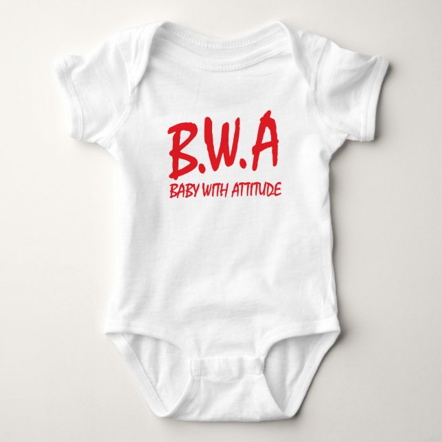 B.W.A. Baby med inställningT-tröjadesign Tee (Framsida)