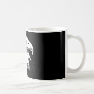 B&W Amerikanska Örn Kaffemugg