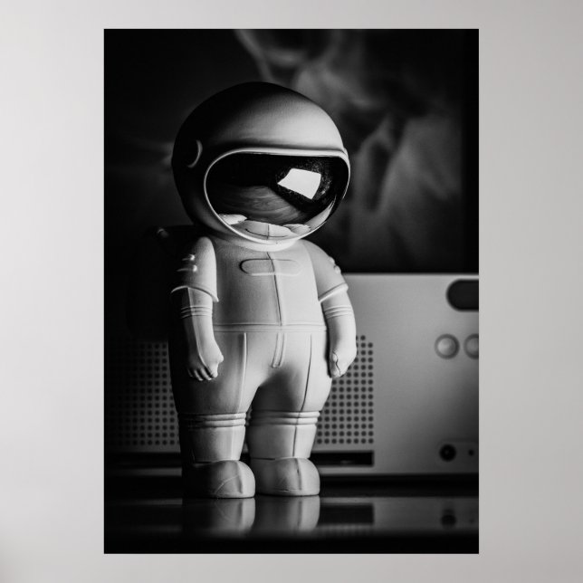 B&W Astro Buddy Poster (Framsidan)