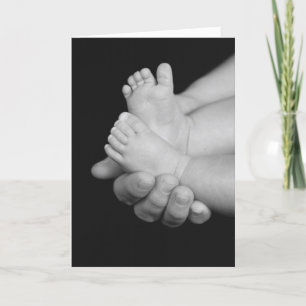 B&W Babys-matningskort Kort