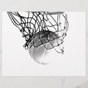 B&W Basketballfälla Reklamblad