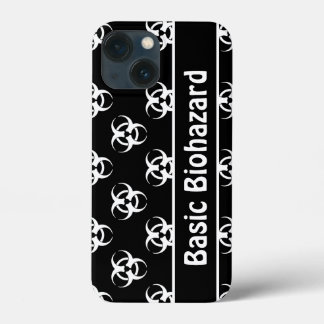 B&W Biohazard Symbol Telefonväska med Anpassningsb