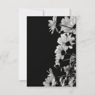 B&W-blommor Kort