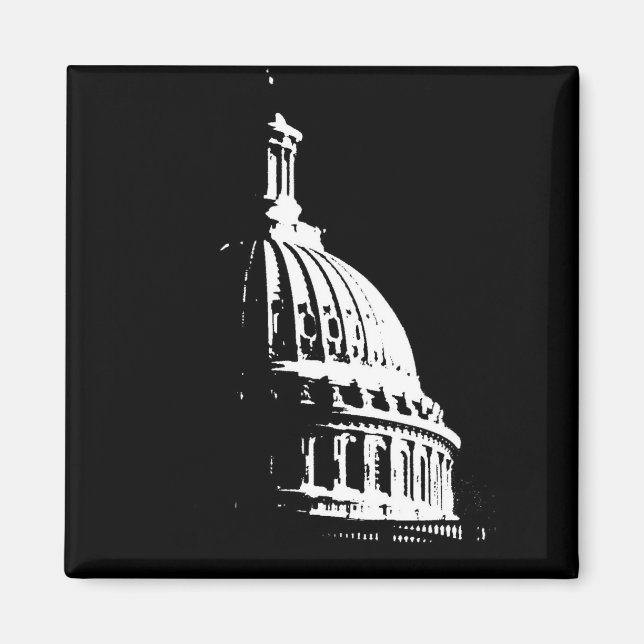 B&W-Byggnad Magnet (Framsidan)