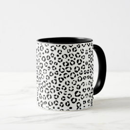 B&W Djurutskrift Sherpa Blanket Mugg
