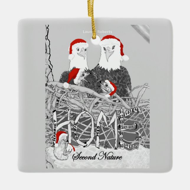 B+W Eagle Santa Ornament Harriet Ozzie M15 Es HOME (Framsida)