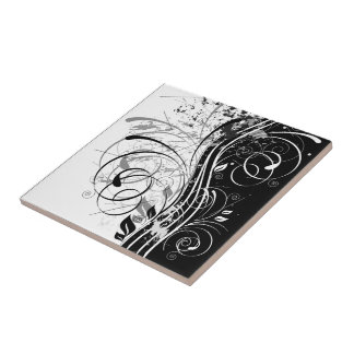 B&W grunt Kakelplatta