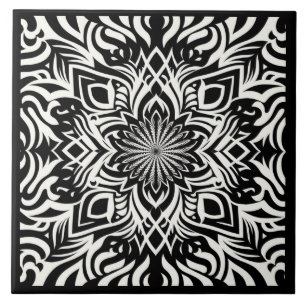 B&W Harmony (med gräns) Kakelplatta