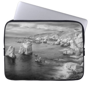 B&W kustlinje, Kalifornien Laptop Sleeve
