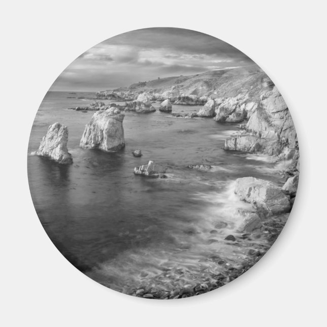 B&W kustlinje, Kalifornien Magnet (Framsidan)