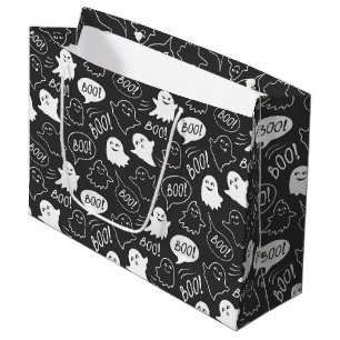B&W Kute Doodle Halloween Mönster