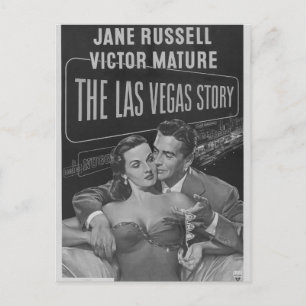 B&W Las Vegas-poster Vykort