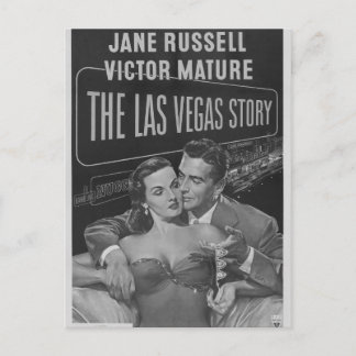 B&W Las Vegas-poster Vykort