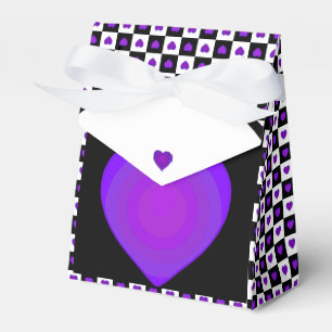 B&W Lila Hjärtat Presentaskar