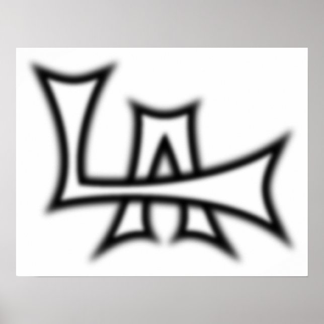 B&W Los Angeles Poster (Framsidan)