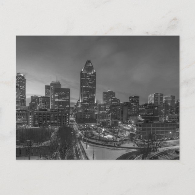 B&W Montreal Vykort (Framsida)
