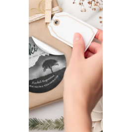 B&W Natural Reiki Master Yoga Mediation-instruktör Runt Klistermärke