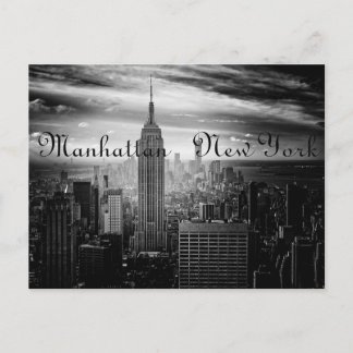 B&W New York-stad Vykort