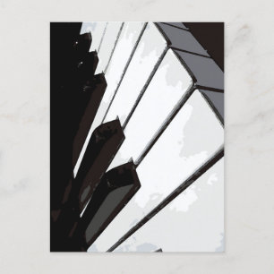 B&W pianotangenter Vykort