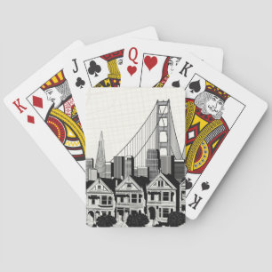 B&W San Francisco Kalifornien Casinokort
