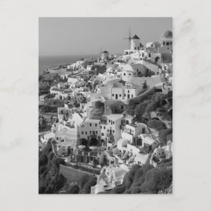 B&W Santorini 5 Vykort