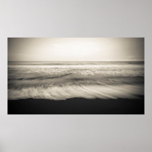 B&W-sjölandskap, Hawaii Poster