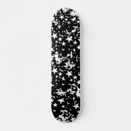 B&W Star Graffiti Skateboard Bräda 21,5 Cm