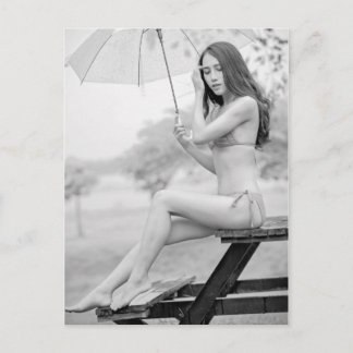 B&W Vacker biokini-fotovykort Vykort