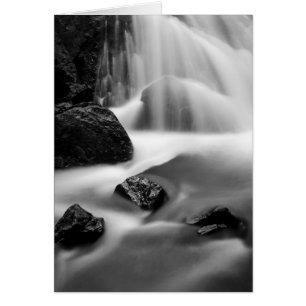 B&W vattenfall, Kalifornien Hälsningskort
