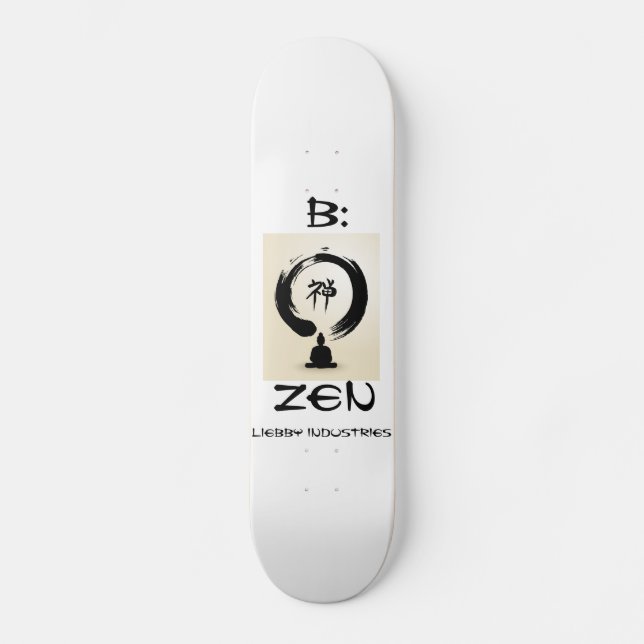 B: ZenSkateboard Skateboard Bräda 20,5 Cm (Framsida)