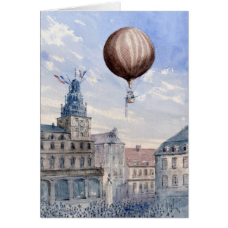 BA2303FAC01Z-Ascension över Town kvadrerar Hälsningskort