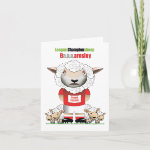 Ba,a,a,arnsley (Barnsley) Roligt Fotbollskort Kort