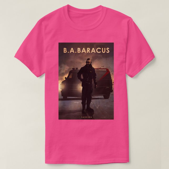 BA Baracus GMC Vandura Legends T Shirt (Design framsida)