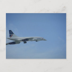 BA Concorde, take-off, Heathrow Vykort