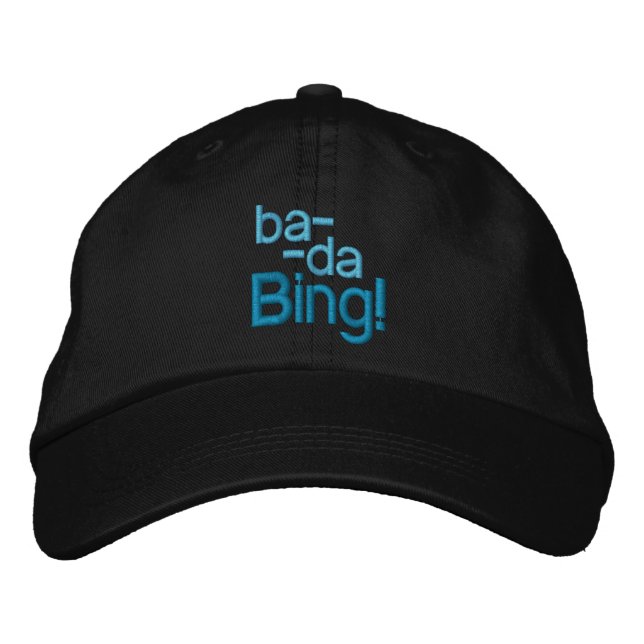 BA-DA-BING! mössa Broderad Keps (Framsida)