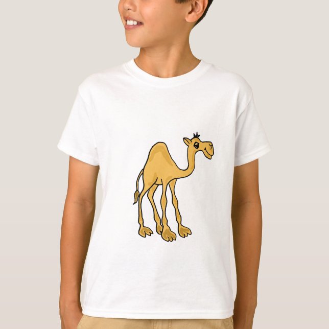 BA- Funny Camel Tecknad Shirt Tee Shirt (Framsida)