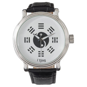 Ba Gua, 8 trigram, yin yang anpassade Armbandsur