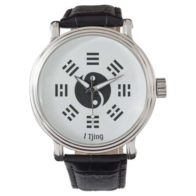 Ba Gua, 8 trigram, yin yang anpassade Armbandsur (Framsida)